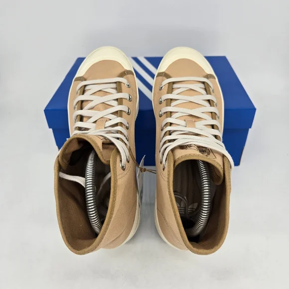 Adidas Men's Nizza 2 Platform GX0989 'Pale Nude' High Top Shoes Size 10 New